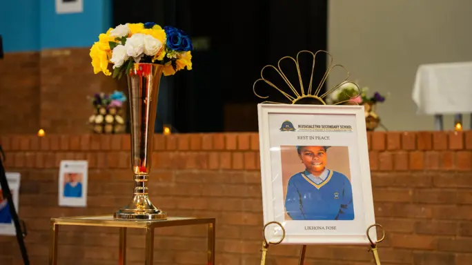 Memorial service for murdered 14-year-old Likhona Fose, held in Johannesburg on 5 June 2025. Picture: Simphiwe Nkosi / Eyewitness News